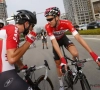 Thomas De Gendt et Tim Wellens ont pris le temps de manger une pizza en cours d'étape