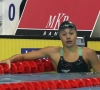 Valentine Dumont victorieuse en 200m libre à Sabadell
