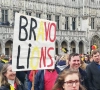 Les supporters belges venus en nombre sur la Grand Place: "La chair de poule"