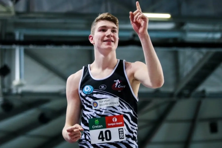 Numéro 1 mondial junior et grand espoir de l'athlétisme belge