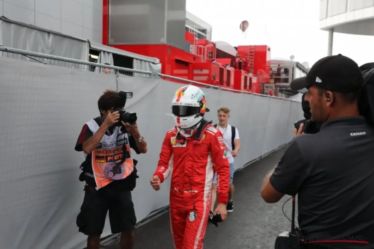 Vettel n'écope 'que' d'une amende