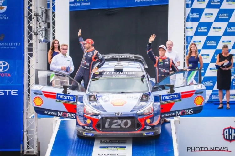 Thierry Neuville est mis à l'amende