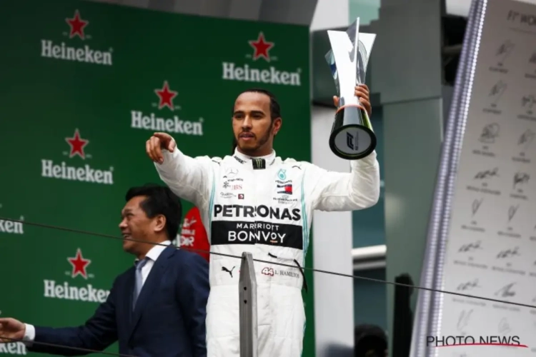 Lewis Hamilton particulièrement heureux