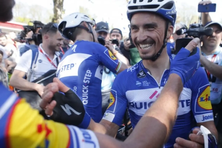 Alejandro Valverde a dû s'avouer vaincu à la Flèche Wallonne