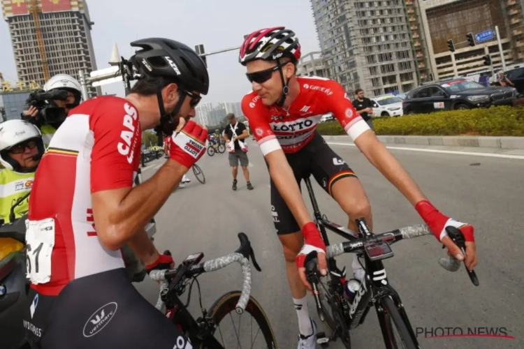 Thomas De Gendt et Tim Wellens ont pris le temps de manger une pizza en cours d'étape