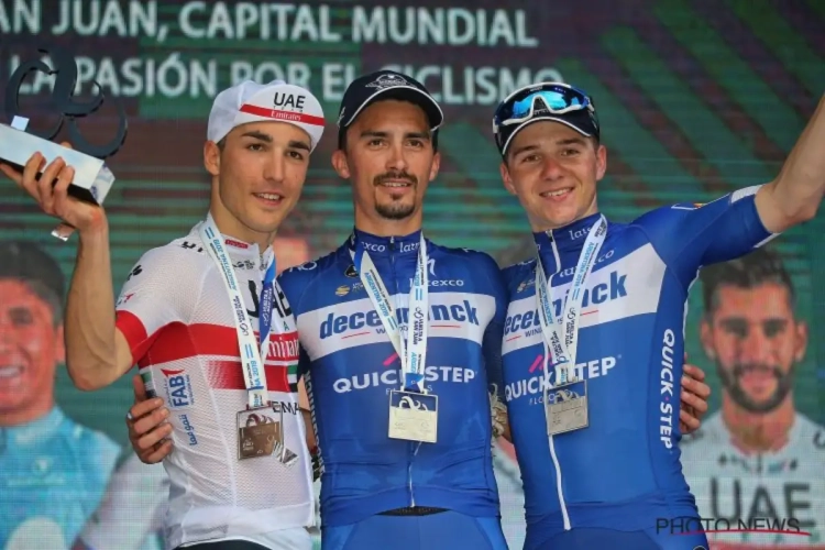 Alaphilippe de retour à la compétition, en compagnie d'Evenepoel