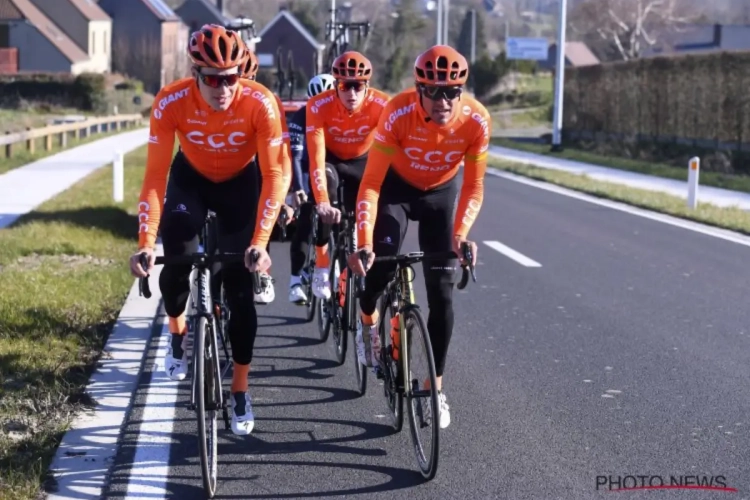 L'équipe CCC à la CRO Race : un Belge et un retour de blessure