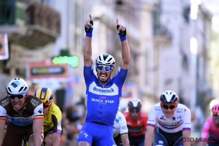 La réaction de Julian Alaphilippe après sa victoire sur Milan - San Remo