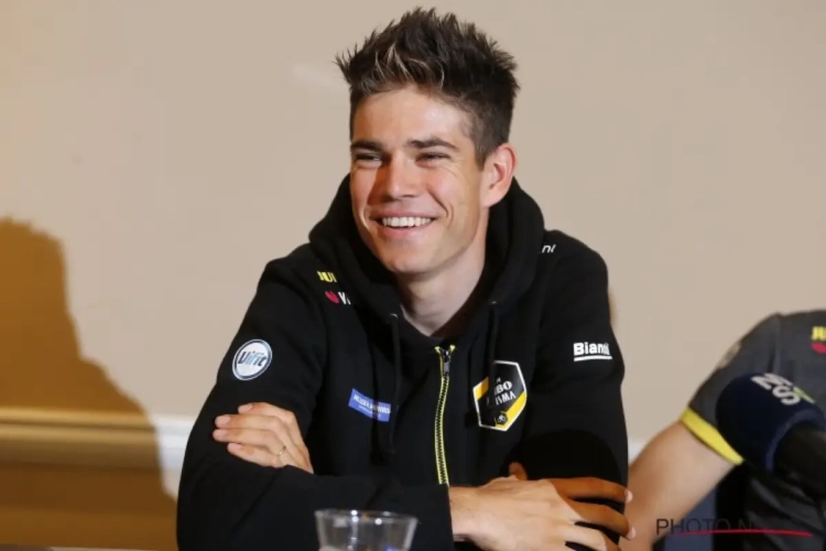 Wout van Aert a été surpris lors de la reconnaissance de Paris-Roubaix