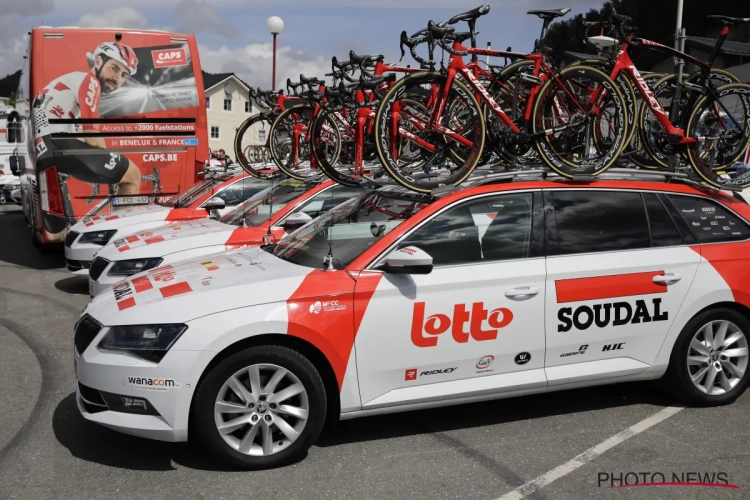 📷 La voiture de Lotto-Soudal change d'apparence en hommage à Bjorg Lambrecht