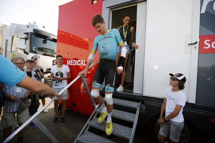 Tour de France: des nouvelles rassurantes pour le grand malheureux du jour