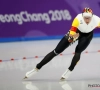 Bart Swings en finale du 'mass start' en patinage de vitesse
